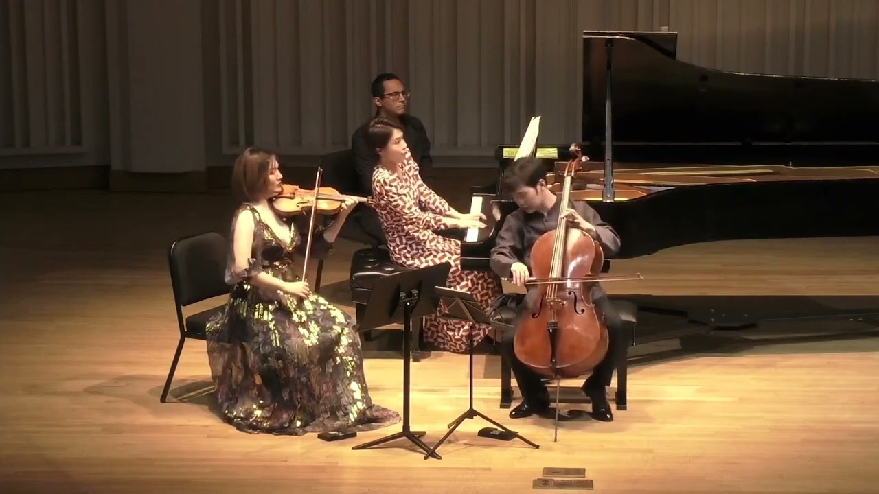 Chaminade Piano Trio No.1, Op.11 - Andante l TRIO SEOUL - YouTube