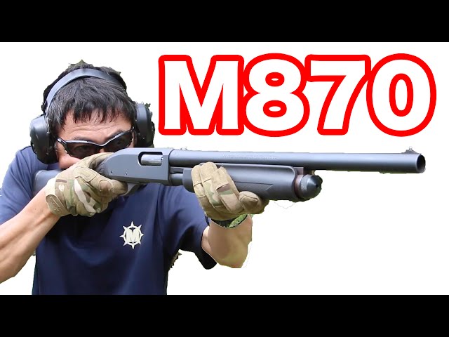 Live Shooting] Remington M870 12 Gauge Shotgun [Mac Sakai's Review