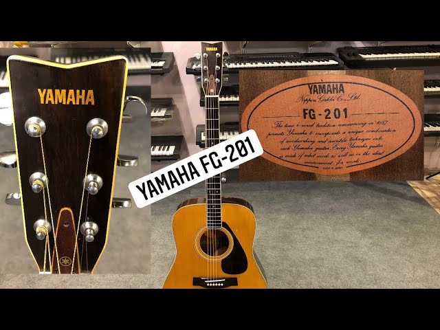 Yamaha FG-201 Acoustic Guitar ( Made in Japan) Wilson's music