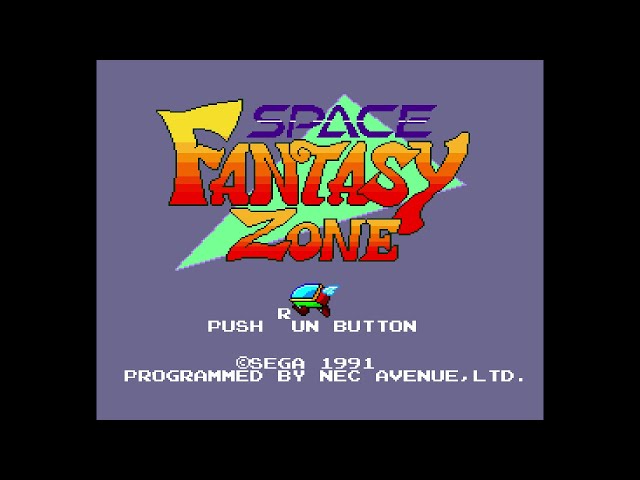 SPACE FANTASY ZONE (スペースファンタジーゾーン). [PC Engine