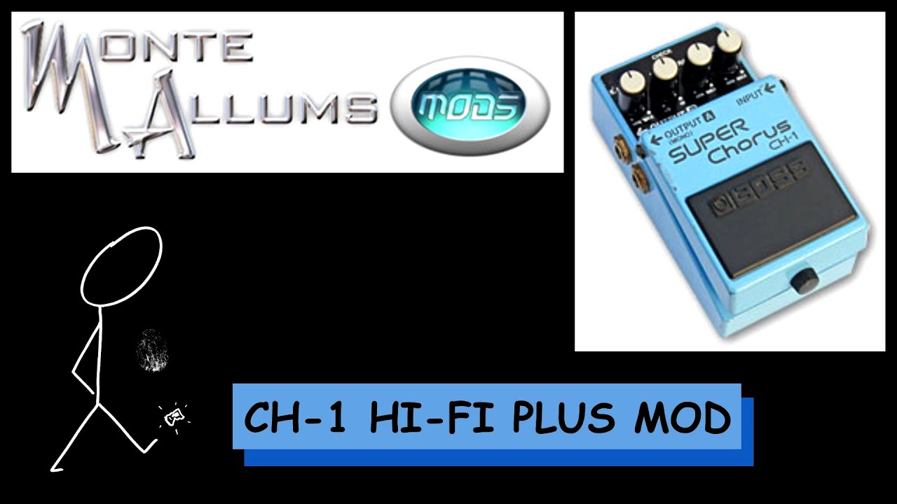 BOSS CH-1 mod アナログ LEDがRATEに合わせて点滅します！ BOSS CH-1