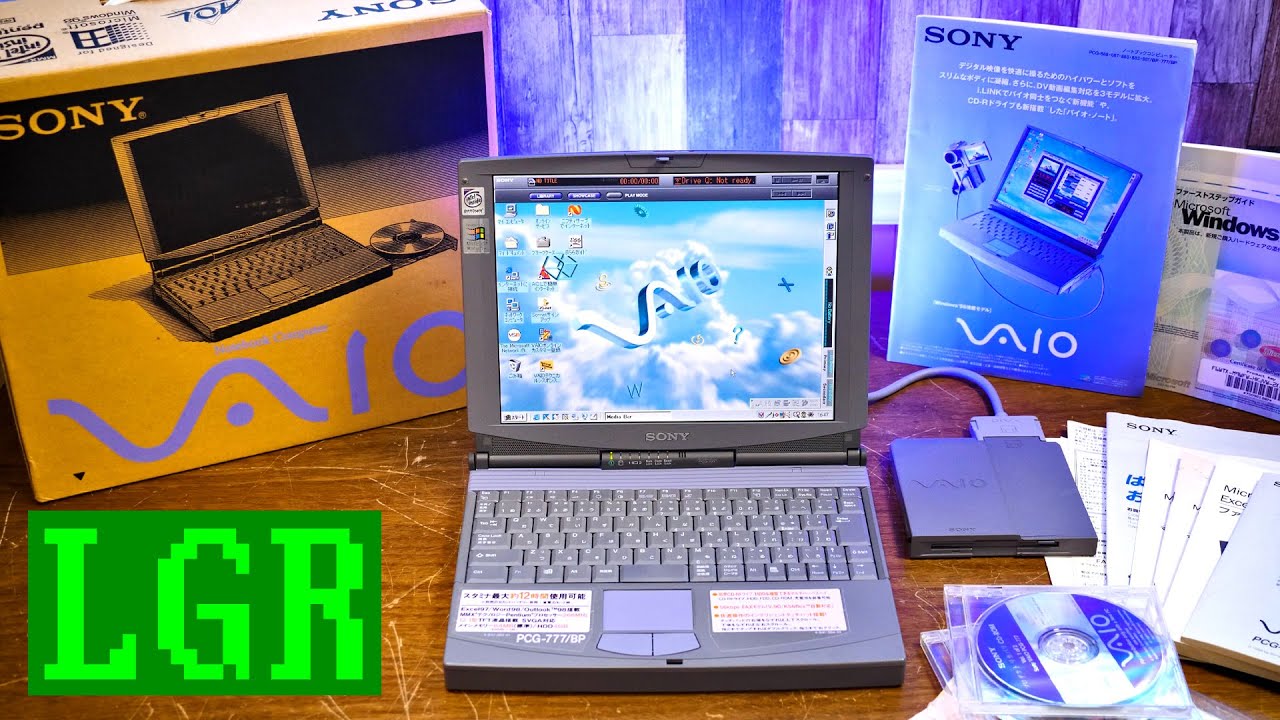 220,000 Japanese Laptop from 1999: Unboxing a Sony Vaio PCG-777/BP