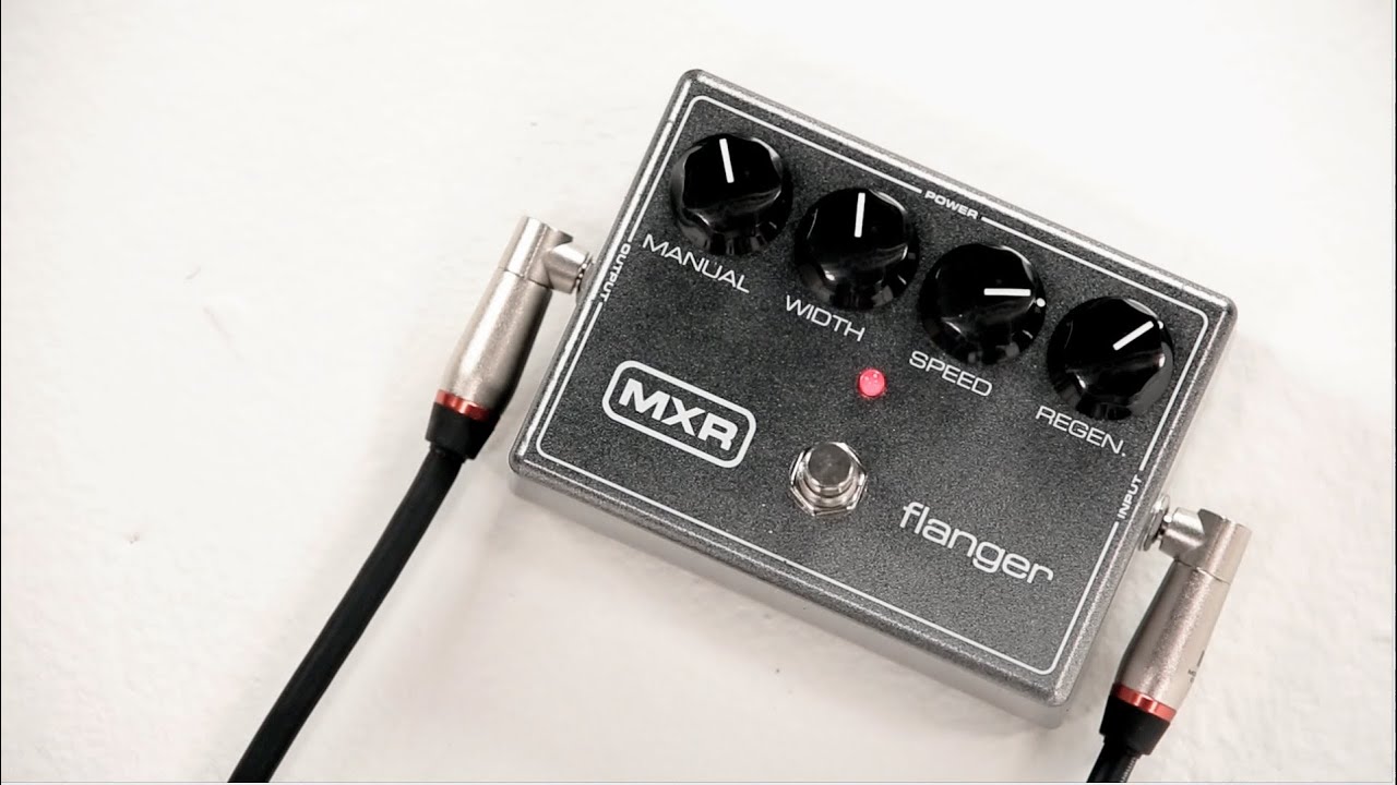 MXR M117R FLANGER アダプター付き MXR M117R Flanger Effects Pedal