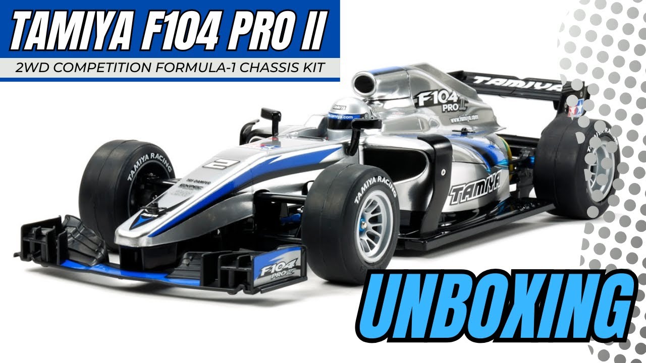 UNBOXING Tamiya F104 Pro II Formula 1 Chassis Kit 58652 #tamiyarc