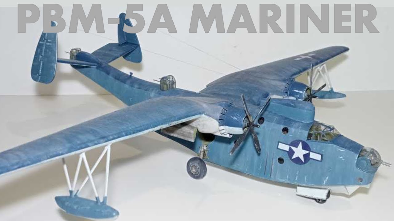 Academy 1/72 Martin PBM-5A Mariner Full Build - YouTube