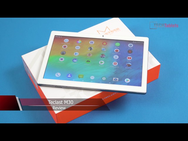 Teclast M30 Review - Budget 4G Dual SIM Android 8 Tablet - YouTube