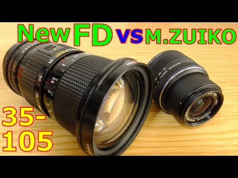 ジャンク】324円 CANON New FD35-105mm F3.5 動作検証・作例 F3.5通し