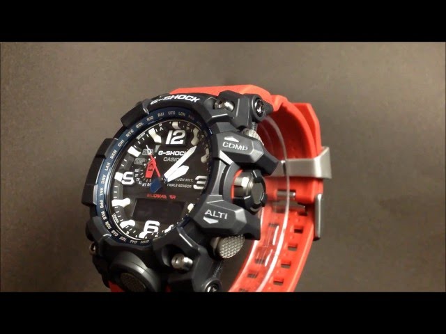 CASIO G-SHOCK MASTER OF G カシオGショック電波ソーラーGWG-1000RD