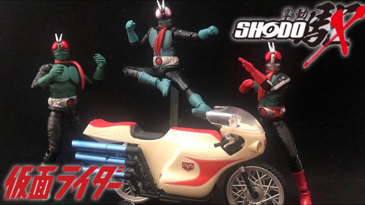 サイクロン号が登場！ SHODO-X 仮面ライダー 掌動駆 KamenRider Figure