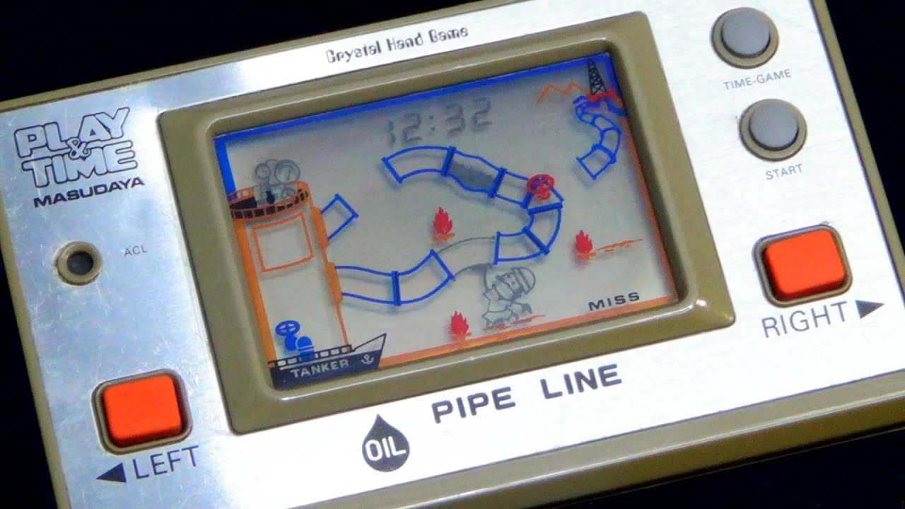 レトロ 電子ゲーム】マスダヤ プレイ＆タイム ジャングル冒険と木こり
