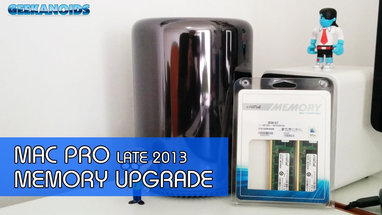 Late 2013 Apple Mac Pro Crucial 32GB Memory Upgrade & Geekbench