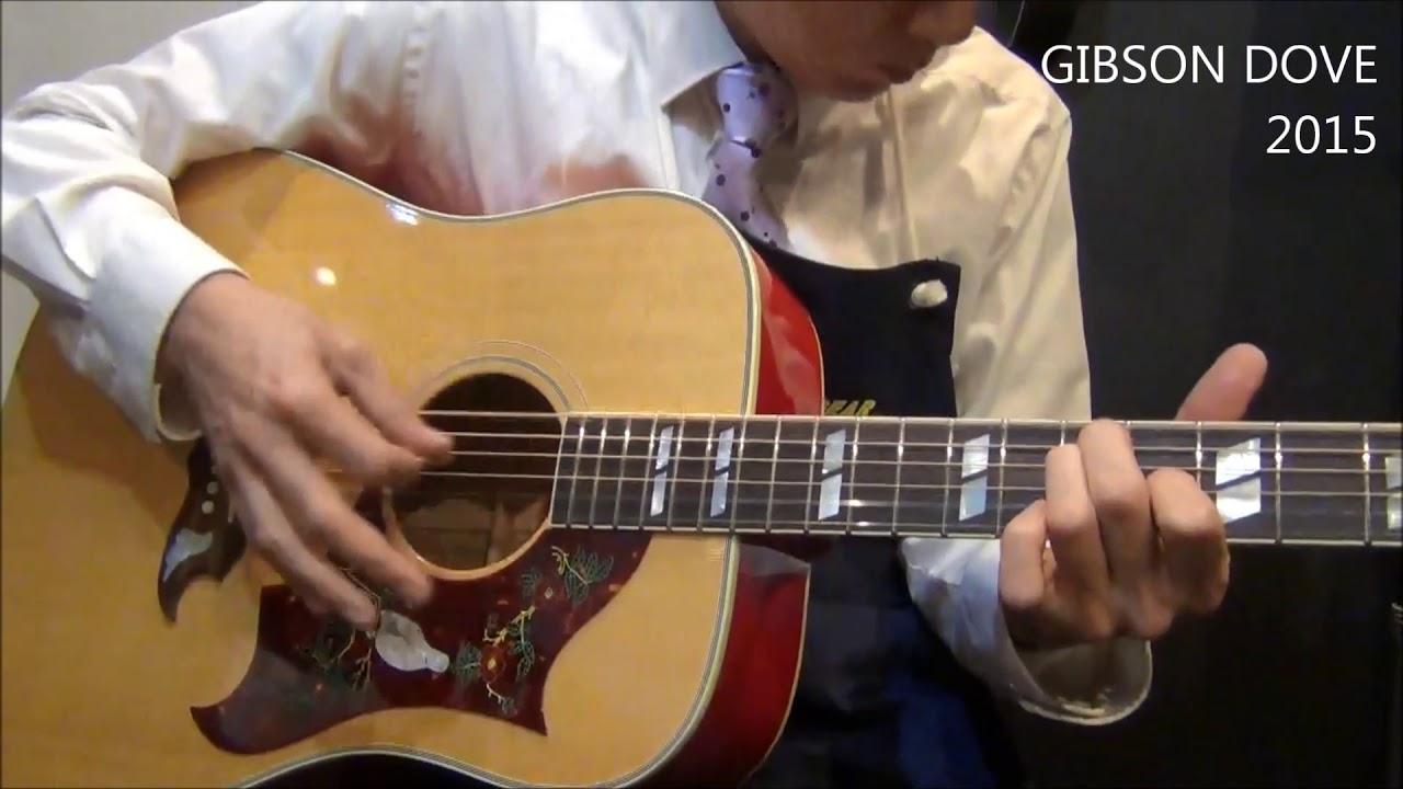 オットリーヤ動画】Gibson DOVE CUSTOM SHOP 2015 - YouTube