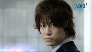 亀梨和也(KAT-TUN),上戸彩 AOKI スリムスーツ 3Dスリム CM レーザー