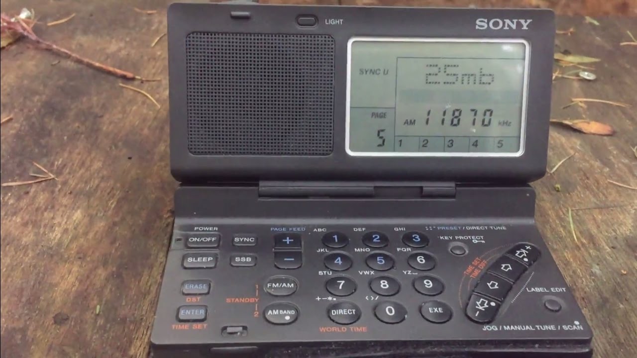 The diminutive but brilliant Sony ICF-SW100: a few autumn/winter