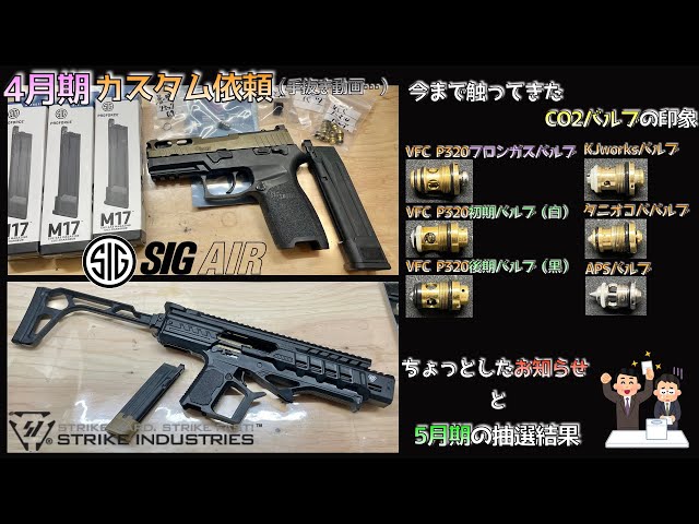 4月期】カスタム依頼 APSCO2バルブ LayLax VFC P320 M17 M18 GBB CO2