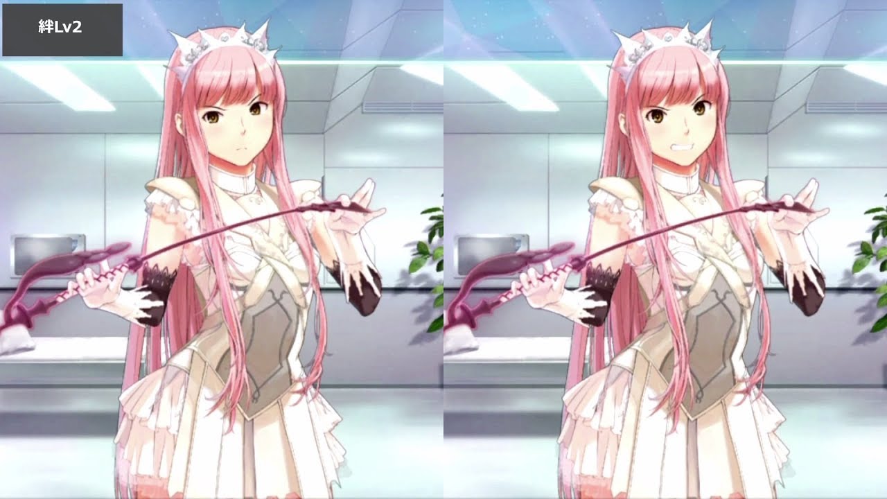 新旧比較】Fate/Grand Order 女王メイヴ マイルーム＆霊基再臨 表情