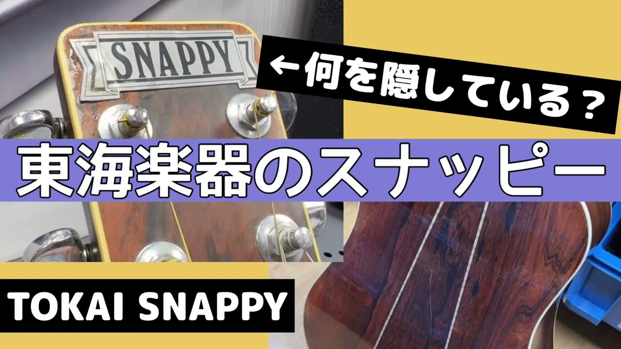 東海楽器】SNAPPY（スナッピー）のラベルを剥がしてみた結果。 - YouTube