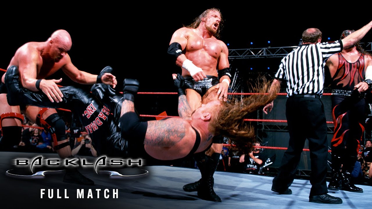 FULL MATCH: Steve Austin & Triple H vs. Undertaker & Kane | Winner