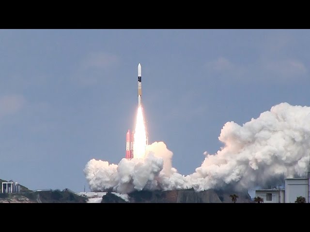 小惑星探査機「はやぶさ2」、打ち上げ成功 H2Aロケット26号機 - YouTube