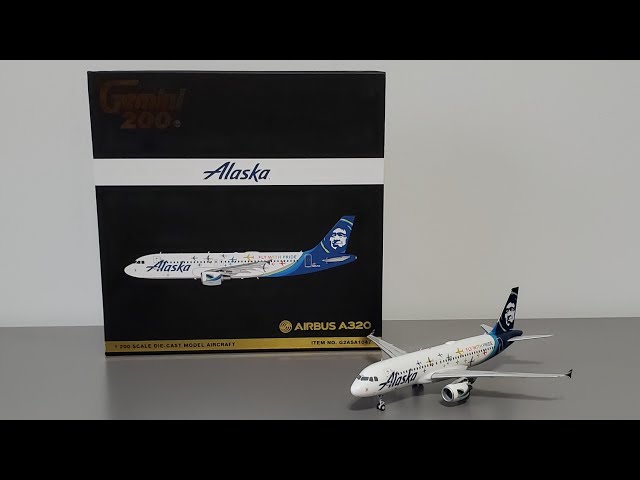 Gemini 200 1:200 Scale Alaska Airlines Airbus A320 