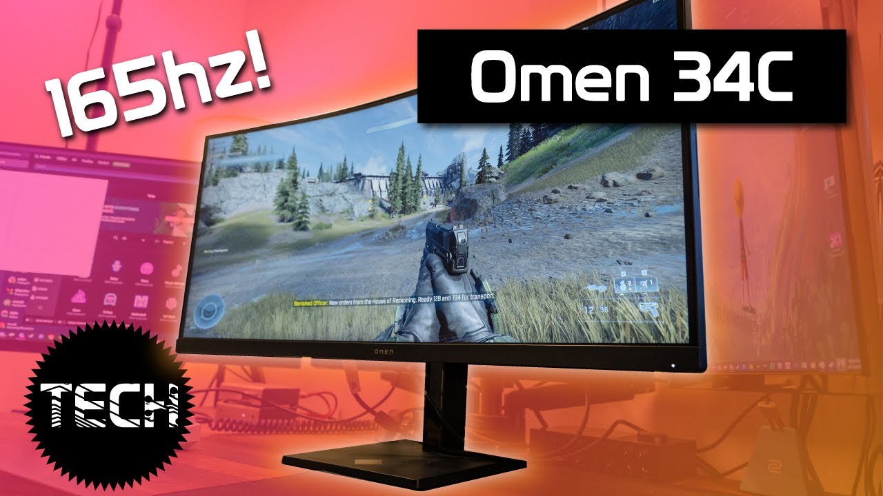 Omen 34C 165hz Curved Ultrawide Gaming Monitor Review - Smile on