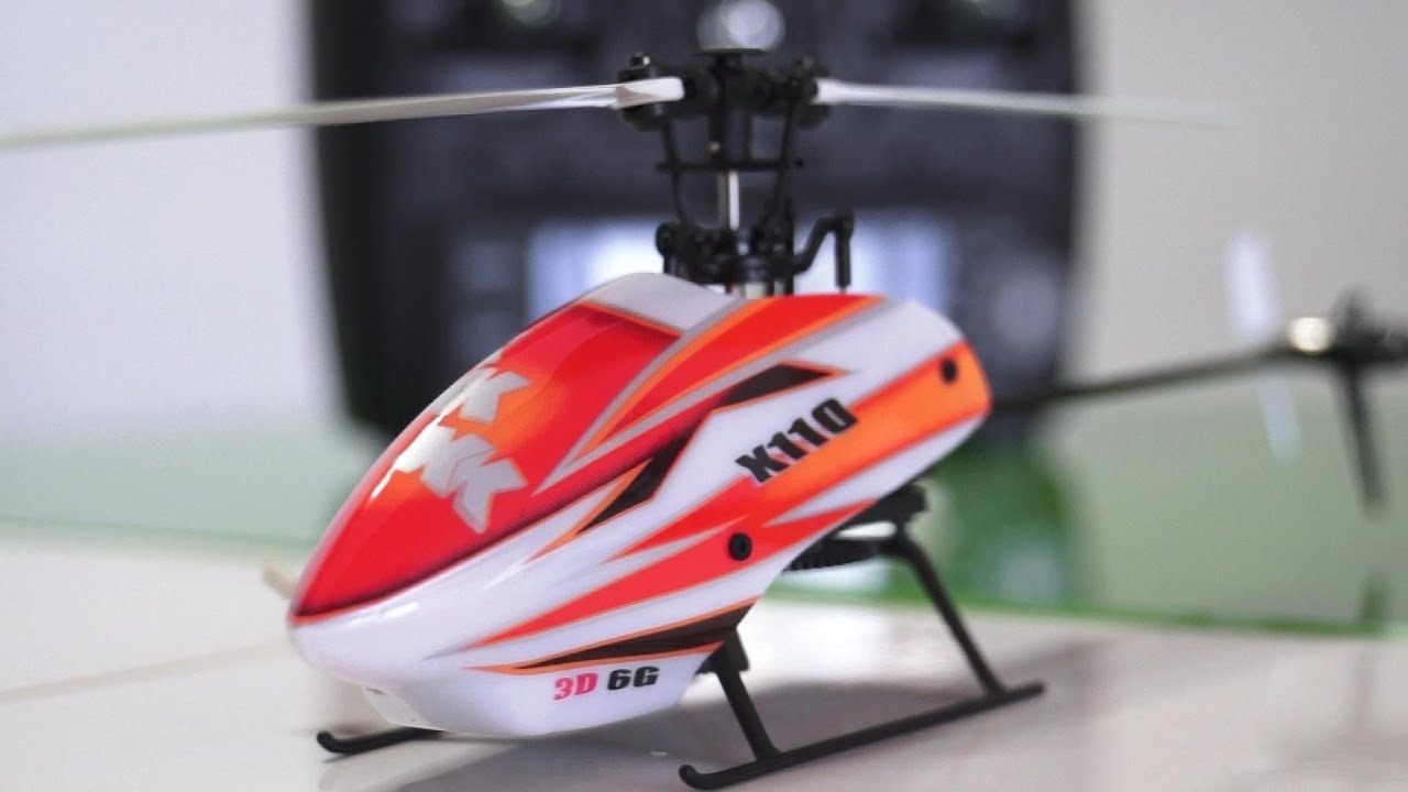 XK Blast K110 Mini 3D Flybarless RC Helicopter - YouTube