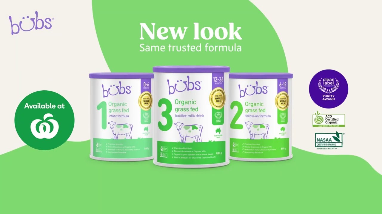 bubs 粉ミルク 2 6-12ヶ月用 4缶セット bubs 粉ミルク 2 6-12ヶ月用 4