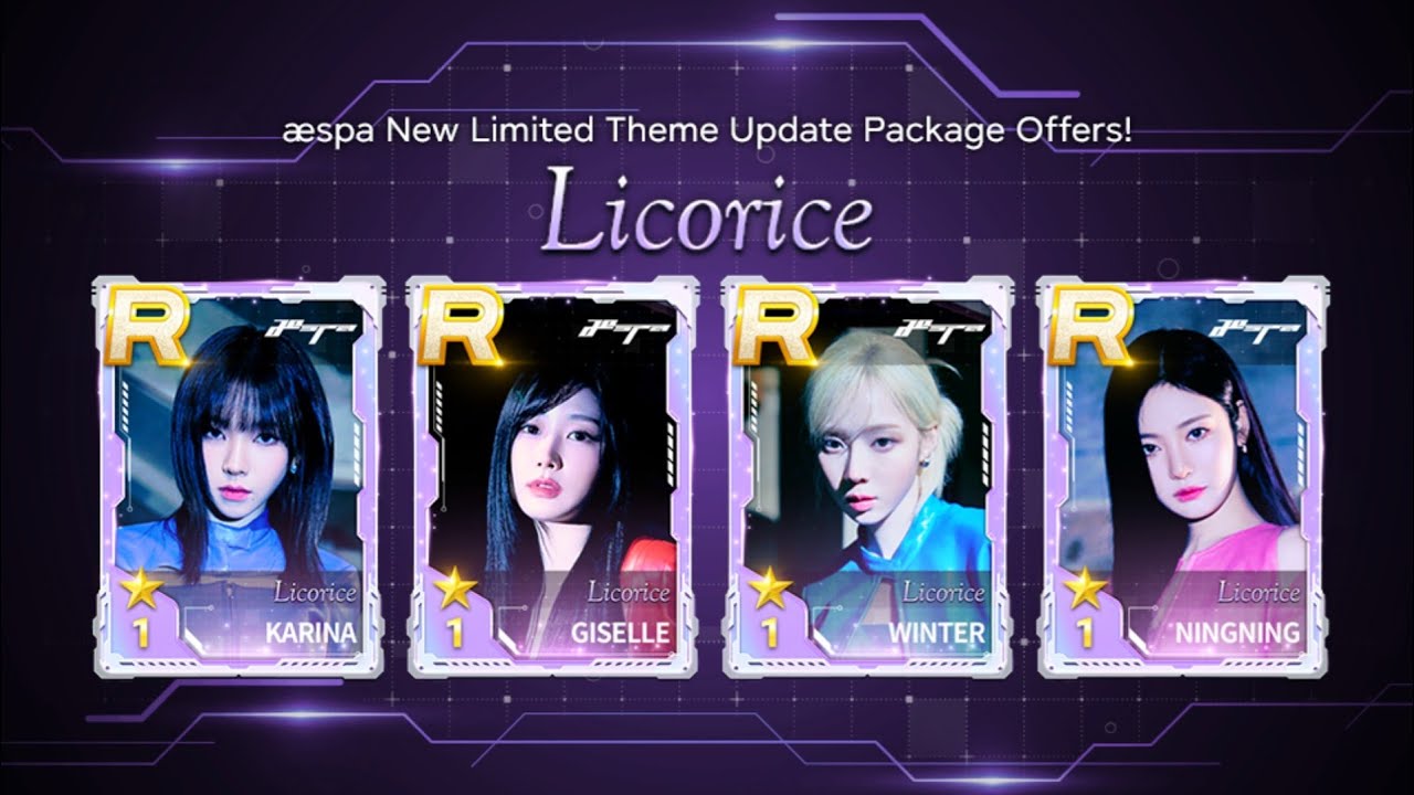 Superstar SMTOWN | Completed aespa 'Licorice' Limited Theme