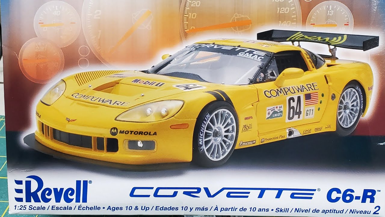 Revell Chevrolet Corvette C6-R full build - Part 1, unboxing - YouTube