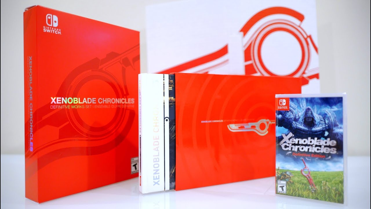 HANDS ON Xenoblade Chronicles Definitive Works Set UNBOXING