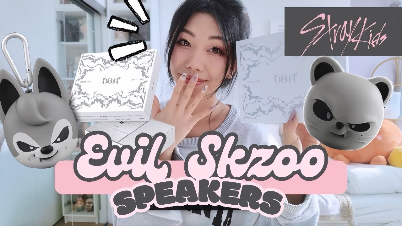 Stray Kids SKZOO Speaker Unboxing | Do It Evil Jiniret + Sound