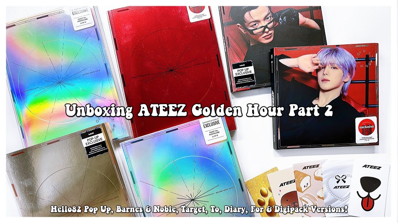 ATEEZ トレカ コンプ FC ユニバ GOLDEN HOUR:Part.2 ATEEZ GOLDEN HOUR