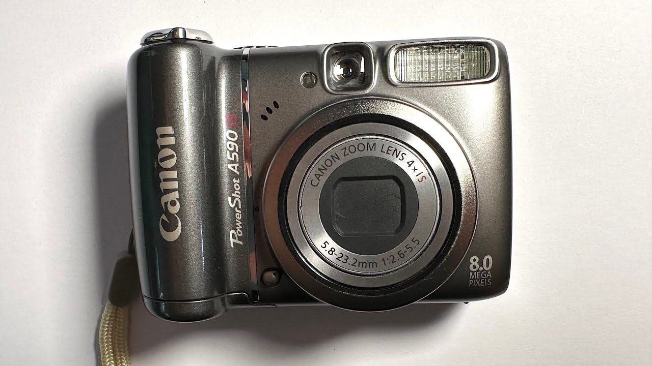 Canon PowerShot A590 IS Digital Camera - YouTube