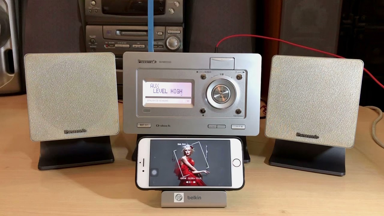 Panasonic SC-NS550SD SD mini component system - YouTube