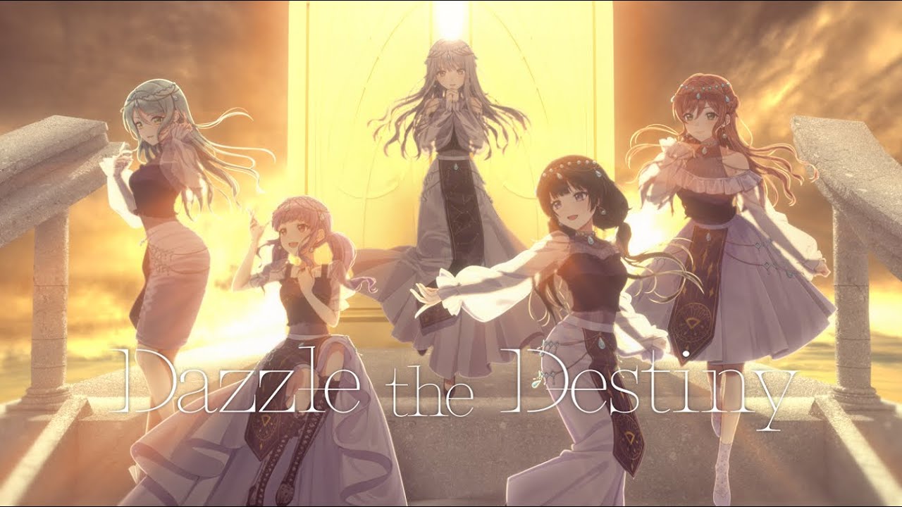 Official Music Video】Roselia「Dazzle the Destiny」 - YouTube