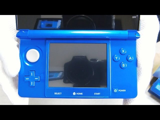Nintendo 3DS Cobalt Blue Unboxing - ASMR ニンテンドー 3DS コバルト