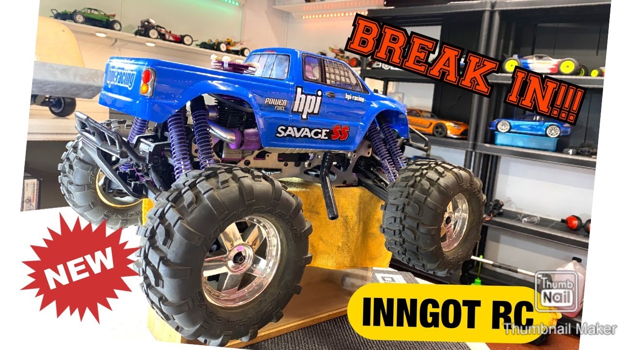 HPI Savage 25 SS - BREAK IN!!! 🚀🔥⛽️✨ - YouTube