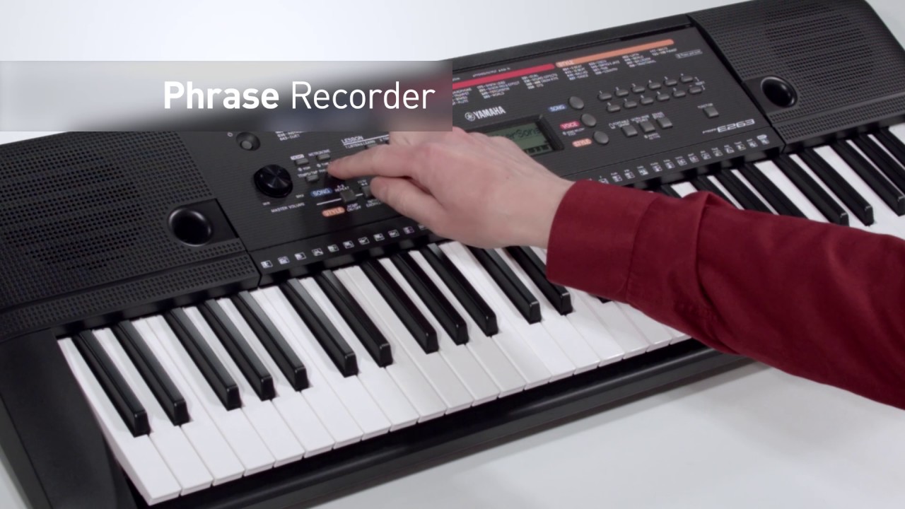 ヤマハ | PSR-E263 - ポータブルキーボード - 音声・動画