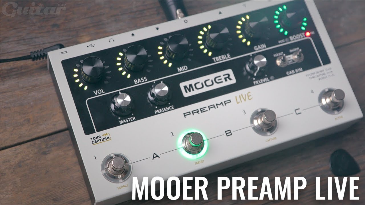 The Mooer Preamp Live is pedalboard friendly digital modeller