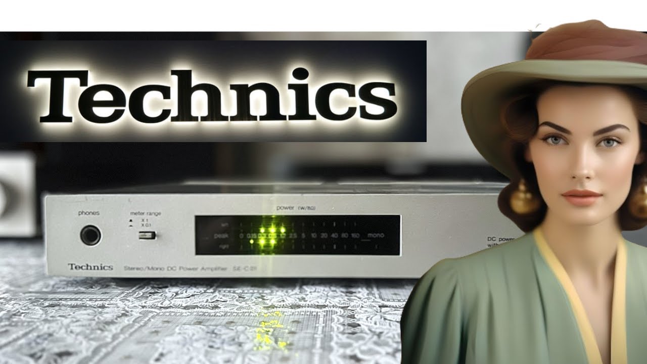 Technics SE-C01】コンパクトサイズのステレオ/モノDC パワーアンプ