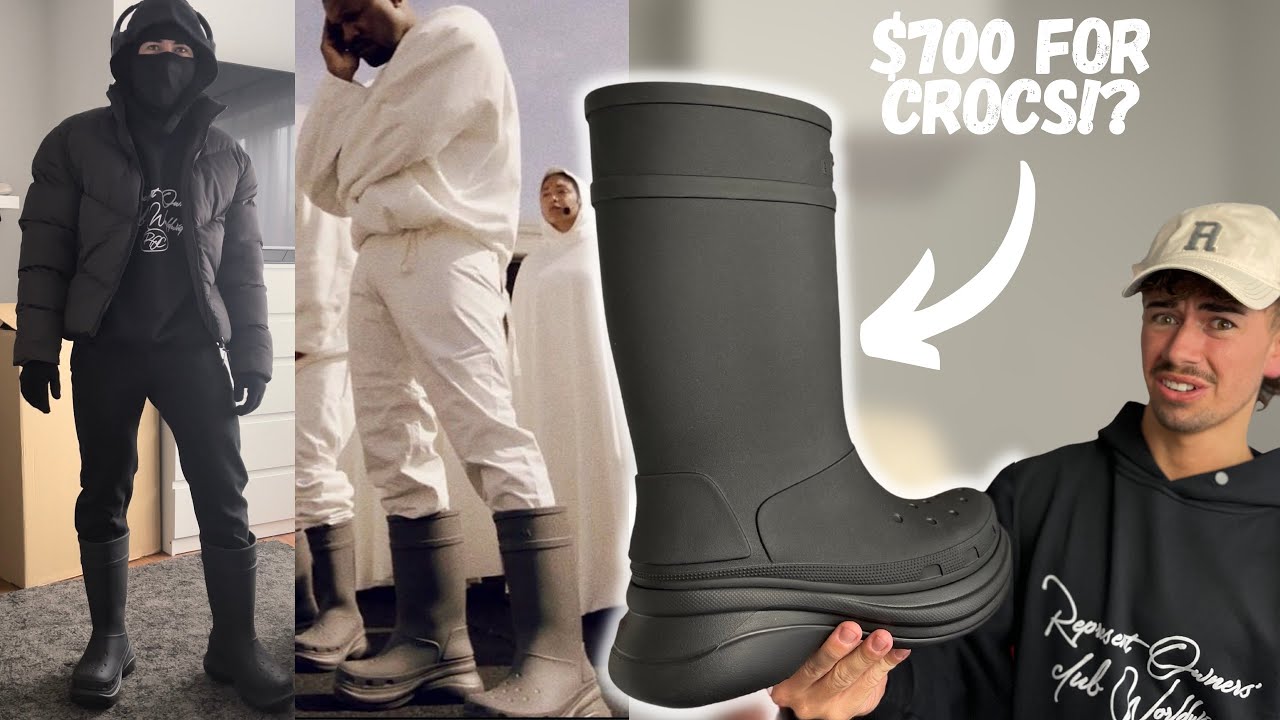 I Bought The Kanye West Balenciaga Crocs… - YouTube