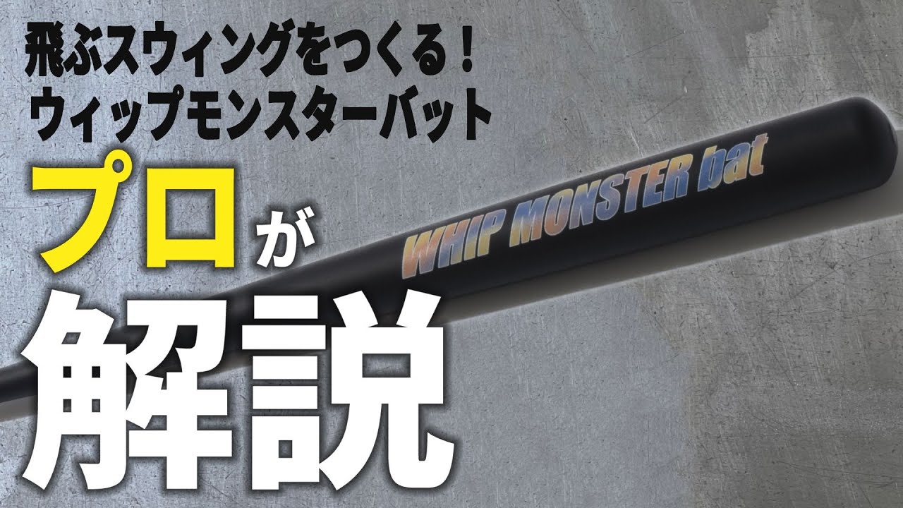 シンプルだけど即飛距離アップ！素振り型練習器具「ウィップモンスター