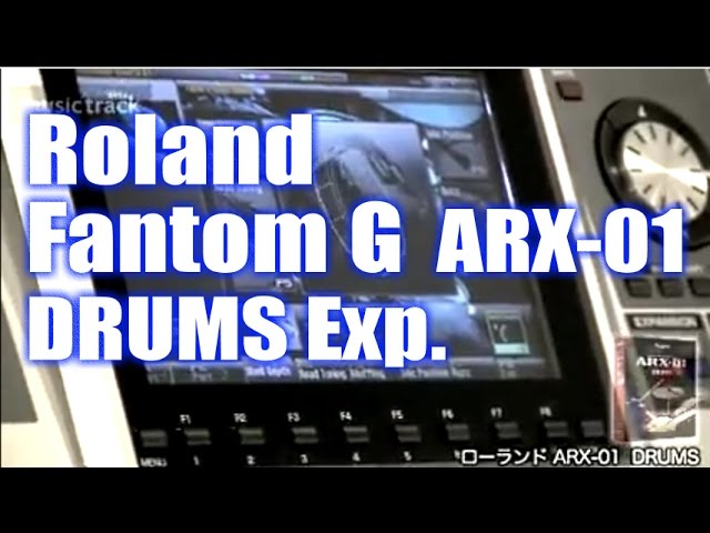 ROLAND FantomG ARX-01 DRUMS - YouTube