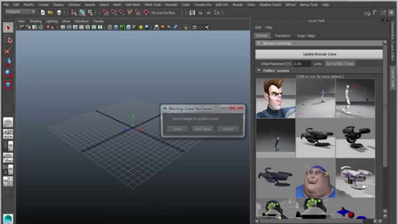 Maya LayoutTools 2015 Visual File Browser Overview - YouTube