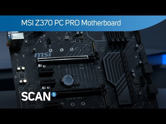 MSI Z370 PC PRO motherboard - Overview - YouTube