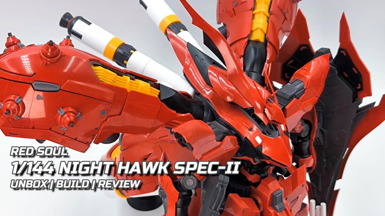 REVIEW] RED SOUL - 1/144 NIGHT HAWK SPEC-II (NIGHTINGALE) - YouTube