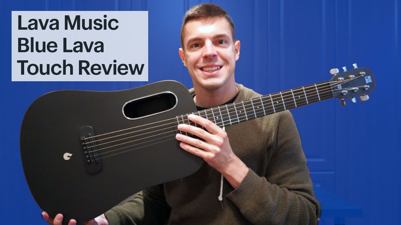 Lava Music Lava Blue Touch Smart Guitar Review - YouTube