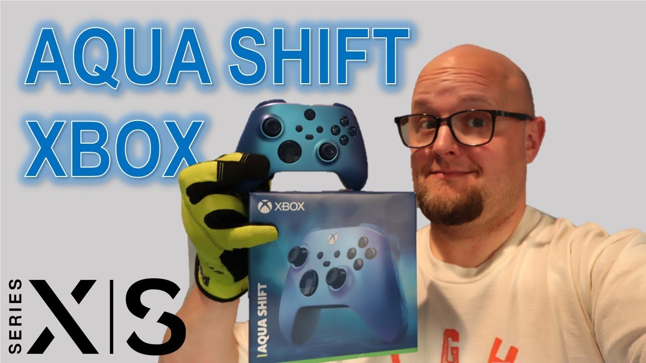 Microsoft Xbox Aqua Shift Controller Unboxing and Review - YouTube