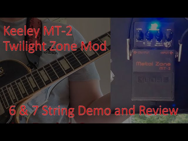 Boss MT-2 Keeley Mod Twilight Zone - 6 String and 7 String test