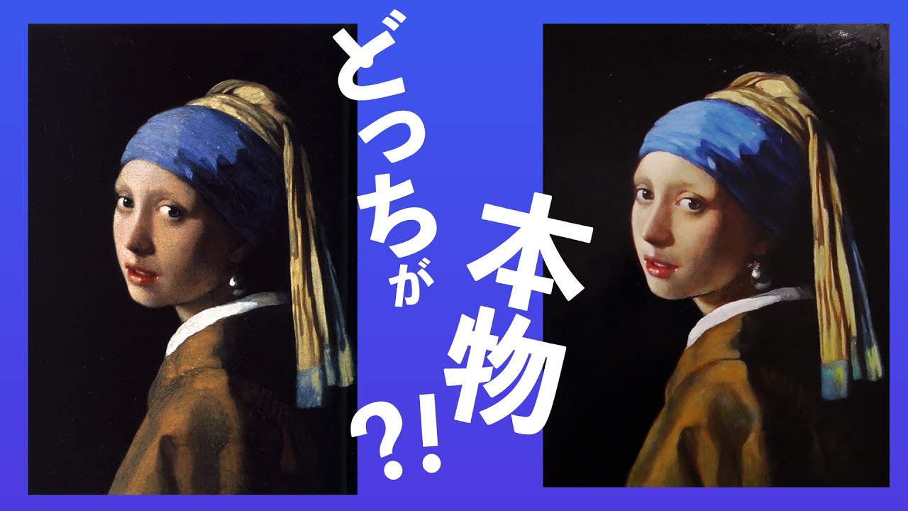 Drawing a Genius] A professional painter copies Vermeer's famous